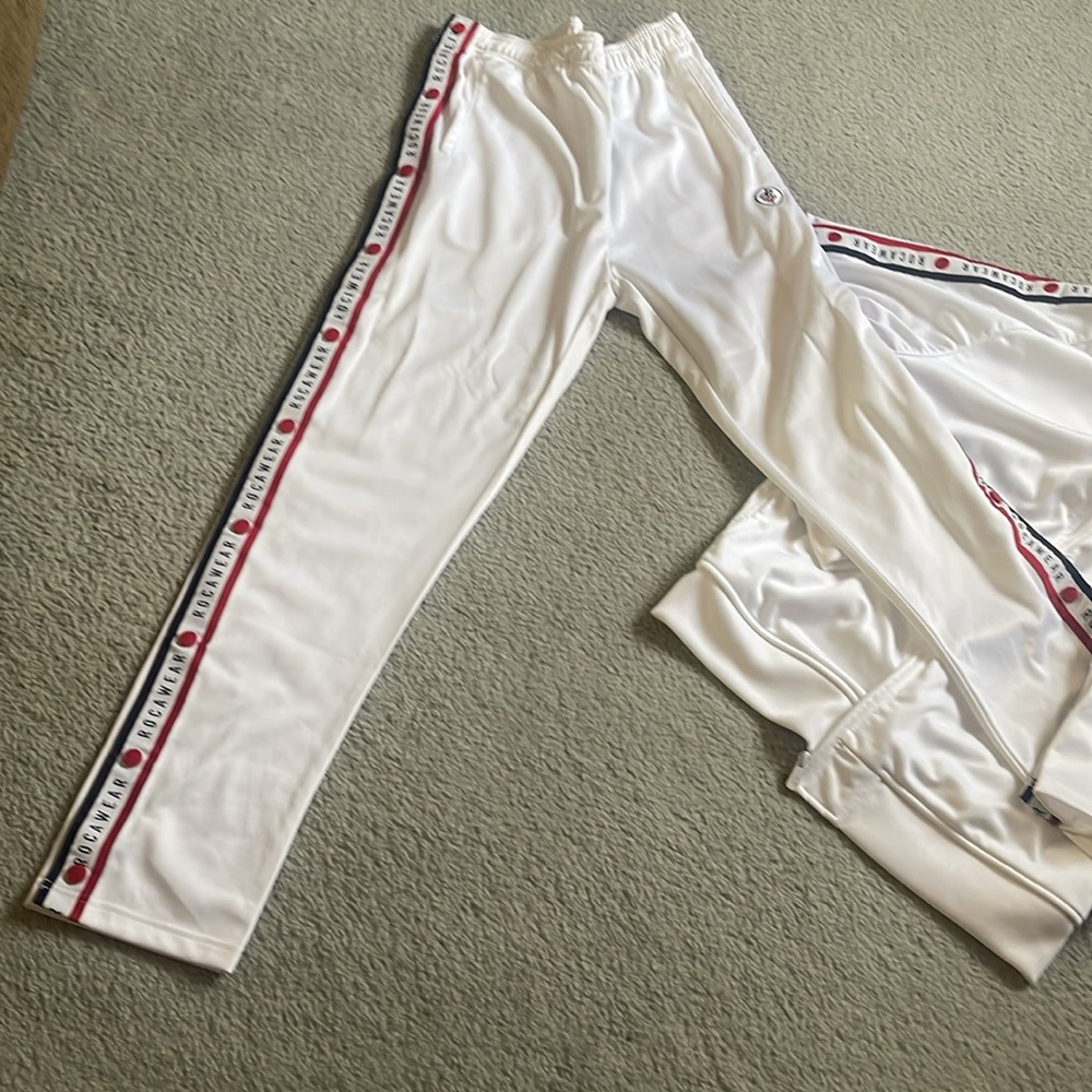 Rocawear White Tracksuit with Logo Accents - Picture 2 of 5